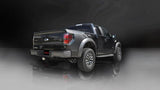Corsa Performance 2011-2014 Ford Raptor 6.2L V8, 133" Wheelbase, 3.0" Single Side Exit Catback Exhaust System with Twin 4.0" Tip (14759) Xtreme Sound Level