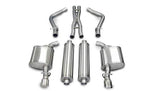 Corsa Performance 2005-2010 Dodge Charger, Chrysler 300 5.7L V8, 2.5" Dual Rear Exit Cat-Back Exhaust System with Single 3.5" Tips (14439) Xtreme Sound Level