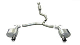Corsa Performance 2005-2010 Dodge Charger SXT, 3.5L V6, 2.5" Dual Rear Exit Cat-Back Exhaust System with 3.5" Tips (14442) Sport Sound Level
