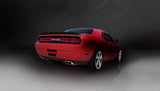 Corsa Performance 2009-2010 Dodge Challenger SXT, 3.5L V6, 2.5" Dual Rear Exit Cat-Back Exhaust System with GTX Tips (14443) Sport Sound Level