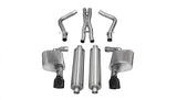 Corsa Performance 2012-2014 Dodge Charger, Chrysler 300 6.4L V8, 2.75" Dual Rear Exit Cat-Back Exhaust System with 4.5" Tips (14463) Sport Sound Level