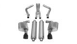 Corsa Performance 2012-2014 Dodge Charger SRT, Chyrsler 300 SRT V8, 2.75" Dual Rear Exit Catback Exhaust System with 4.5" Tips (14464) Xtreme Sound Level