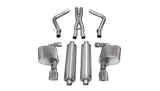 Corsa Performance 2012-2014 Dodge Charger SRT, Chyrsler 300 SRT V8, 2.75" Dual Rear Exit Catback Exhaust System with 4.5" Tips (14464) Xtreme Sound Level