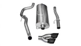 Corsa Performance 2010-2013 Dodge RAM 2500 5.7L V8, Regular Cab Long Bed, 3.0" Single Side Exit Cat-Back Exhaust System with Twin 4.0" Tip (14480) Sport Sound Level