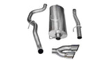 Corsa Performance 2010-2013 Dodge RAM 2500 5.7L V8, Regular Cab Long Bed, 3.0" Single Side Exit Cat-Back Exhaust System with Twin 4.0" Tip (14480) Sport Sound Level