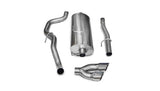 Corsa Performance 2010-2013 Dodge RAM 2500, Crew Cab/Long Bed, 5.7L V8, 169" Wheelbase, 3.0" Single Side Exit Cat-Back Exhaust System with Twin 4.0" Tip (14483) Sport Sound Level