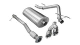 Corsa Performance 2011-2013 Chevrolet Silverado, GMC Sierra 6.2L V8, 3.0" Single Side Exit Catback Exhaust System with Twin 4.0" Tip (14523) Sport Sound Level