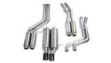 Corsa Performance 1999-2006 BMW 325 is, 328 is, 330 is E46, 2.25" Single Rear Exit Cat-Back Exhaust System with Twin 3.0" Tips (14551) Sport Sound Level