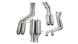 Corsa Performance 1999-2006 BMW 325 is, 328 is, 330 is E46, 2.25" Single Rear Exit Cat-Back Exhaust System with Twin 3.0" Tips (14551) Sport Sound Level