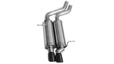 Corsa Performance 2001-2006 BMW 325 C/i, E36, E46, 2.25" Single Rear Exit Cat-Back Exhaust System with Twin 3.0"Tips (14559) Sport Sound Level