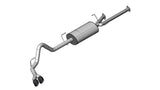 Corsa Performance 2009-2010 Toyota Tundra Double Cab/Crew Max 5.7L V8, 3.0" Single Side Exit Cat-Back Exhaust System with Twin 4.0" Tip (14572) Sport Sound Level