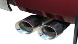 Corsa Performance 2007-2008 Toyota Tundra Double Cab/Crew Max 145.7" Wheelbase 5.7L V8, 3.0" Single Side Exit Cat-Back Exhaust System with Twin 4.0" Tip (14577) Sport Sound Level