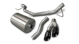 Corsa Performance 2004-2006 Nissan Titan Extended Cab/Short Bed 5.6L V8, 3.0" Single Side Exit Cat-Back Exhaust System with Twin 4.0" Tip (14580) Sport Sound Level