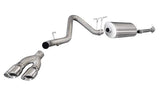Corsa Performance 2011-2014 Silverado, Sierra, 6.0L V8, 3.0" Single Side Exit Cat-Back Exhaust System with Twin 4.0" Tip (14790) Sport Sound Level
