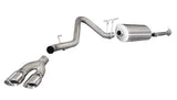 Corsa Performance 2011-2013 Silverado, Sierra, 6.0L V8, 3.0" Single Side Exit Cat-Back Exhaust System with Twin 4.0" Tip (14792) Sport Sound Level
