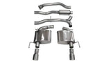 Corsa Performance 2013-2019 Cadillac ATS 2.0L Turbo (Automatic) 3.0" Dual Rear Exit Cat-Back Exhaust System with 4.0" Tips (14888) Sport Sound Level
