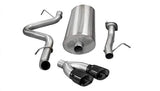 Corsa Performance 2007-2010 Silverado, Sierra, 6.0L V8, 2500, 3.0" Single Side Exit Cat-Back Exhaust System with Twin 4.0" Tip (14892) Sport Sound Level