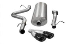 Corsa Performance 2007-2010 Silverado, Sierra, 2500, 6.0L V8, 3.0" Single Side Exit Cat-Back Exhaust System with Twin 4.0" Tip (14894) Sport Sound Level