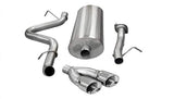 Corsa Performance 2007-2010 Silverado, Sierra, 2500, 6.0L V8, 3.0" Single Side Exit Cat-Back Exhaust System with Twin 4.0" Tip (14894) Sport Sound Level