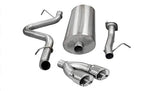 Corsa Performance 2007-2010 Silverado, Sierra, 2500, 6.0L V8, 3.0" Single Side Exit Cat-Back Exhaust System with Twin 4.0" Tip (14896) Sport Sound Level