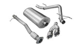 Corsa Performance 2009 Chevrolet Silverado, GMC Sierra, 4.8L, 5.3L 6.0L V8, 3.0" Single Side Exit Catback Exhaust System with Twin 4.0" Tip (14904) Sport Sound Level