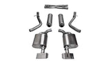 Corsa Performance 2015-2016 Dodge Challenger R/T, 5.7L V8, 2.5" Dual Rear Exit Cat-Back Exhaust System with GTX2 Tips (14974) Sport Sound Level