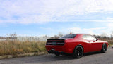Corsa Performance 2015-2019 Dodge Challenger SRT, Hellcat, 6.4L, 6.2L V8, 2.75" Dual Rear Exit Catback Exhaust System with Twin 3.5" Tips (14987) Sport Sound Level