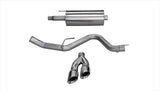 Corsa Performance 2015-2019 Ford F-150 5.0L V8, 3.0" Single Side Exit Catback Exhaust System with Twin 4.0" Tip (14837) Sport Sound Level