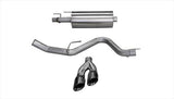 Corsa Performance 2015-2019 Ford F-150 2.7L & 3.5L EcoBoost 3.0" Catback Exhaust System with Twin 4.0" Tip (14836) Sport Sound Level