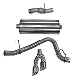 Corsa Performance 2015-2019 GMC Yukon Denali, Cadillac Escalade, 6.2L V8, 3.0" Single Side Exit Catback Exhaust System with Twin 4.0" Tip (14826) Sport Sound Level