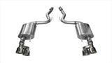 Corsa Performance 2015-2017 Ford Mustang GT, 5.0L V8, 3.0" Dual Rear Exit Axle-Back Exhaust System with Twin 4.0" Tips (14336) Touring Sound Level