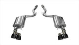 Corsa Performance 2015-2017 Ford Mustang GT, 5.0L V8, 3.0" Dual Rear Exit Axle-Back Exhaust System with Twin 4.0" Tips (14336) Touring Sound Level