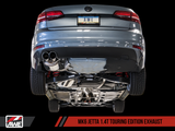 AWE: 2016-2018 Volkswagen MK6 Jetta 1.4T - Touring Edition Exhaust Diamond Black Tips