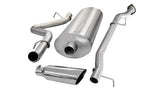 Corsa Performance 2007-2010 Chevrolet Silverado, GMC Sierra 6.0L V8, 3.0" Catback Exhaust System with 4.0" Tip (24890) Sport Sound Level