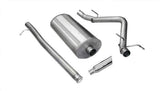 Corsa Performance 2009 Chevrolet Silverado, GMC Sierra, 4.8L, 5.3L, 6.0L V8, 3.0" Single Side Exit Catback Exhaust System With 4.0" Tip (24904) Sport Sound Level