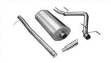 Corsa Performance 2009-2013 Silverado, GMC Sierra 4.8L, 5.3L V8, 119"WB, 3.0" Single Side Exit Cat-Back Exhaust System with 4.0" Tip (24920) Sport Sound Level