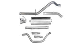 Corsa Performance Silverado, GMC Sierra 4.8L, 5.3L V8, 143" WB, 3.0" Dual Rear Exit Cat-Back Exhaust System with 4.0" Tips (24921) Sport Sound Level