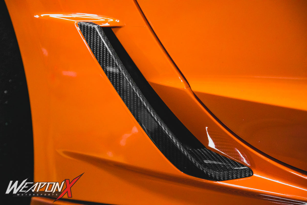 WEAPON-X: Rocker Vents - Carbon Fiber [C7 Corvette GS Z06 ZR1