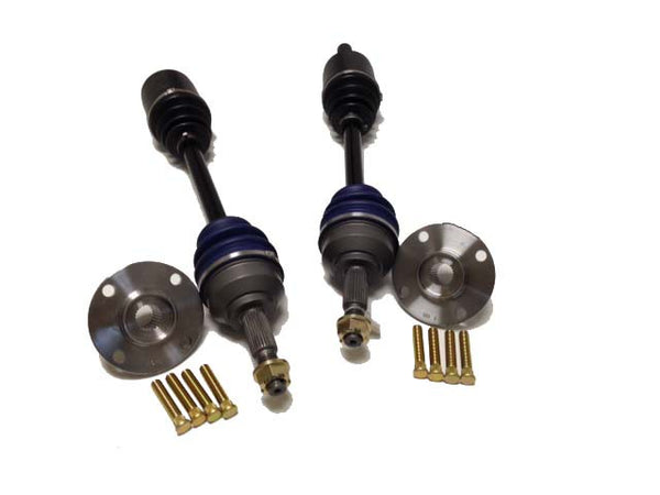 Driveshaft Shop:  1988-1991 HONDA Civic / CRX EF B-Series / Cable (Y1 Trans only) 600HP Level 3.9 Axle/Hub Kit ( w/ ABS)