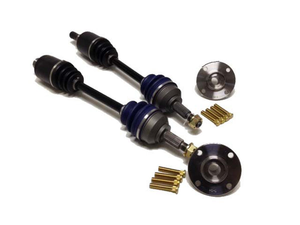 Driveshaft Shop: 1996-2000 Honda Civic EK with EKK1 mounts (ABS hubs) K-Series 600HP Level 3.9 Axle/Hub Kit