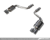 AWE: 2011-13 Porsche 970 Panamera - 2/4 Touring Edition Exhaust (Diamond Black Tips)