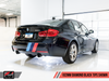 AWE: 2016-2019 BMW 340i 3.0T Touring Edition Axle Back Exhaust Diamond Black Tips 102mm