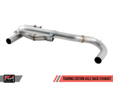 AWE: 2016-2019 BMW 340i 3.0T Touring Edition Axle Back Exhaust Chrome Silver Tips 102mm