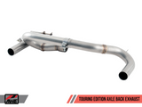 AWE: 2012-2015 BMW 335i 3.0T Touring Edition Axle Back Exhaust Chrome Silver Tips