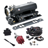 Edelbrock Pro-Flo 4 EFI XT #358130 1986 & Earlier Chevy Small-Block, W/O Tablet, Black