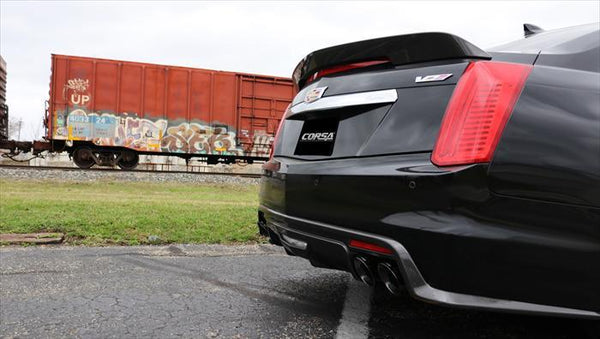 Corsa: Twin 4.0" Pro-Series Tip Kit [Cadillac CTS V Gen 3, LT4 ...