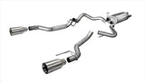 Corsa Performance 2017-2019 Ford Raptor Ecoboost 3.0" Dual Rear Exit Cat-Back Exhaust System with Single 5.0" Tips (14397) Sport Sound Level