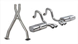 Corsa Performance 1997-2004 Chevrolet Corvette C5/C5 Z06 2.5" Dual Rear Exit Cat-Back Exhaust System with Twin 3.5" Tips (14111CB) Sport Sound Level