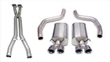 Corsa Performance 2006-2011 C6 Chevrolet Corvette Z06, ZR1, 3.0" Dual Rear Exit Cat-Back Exhaust System with Twin 4.0" Tips (14164CB1) Sport Sound Level
