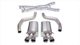 Corsa Performance 2012-2013 C6 Chevrolet Corvette Z06, ZR1, 3.0" Dual Rear Exit Cat-Back Exhaust System with Twin 4.0" Tips (14164CB3) Sport Sound Level